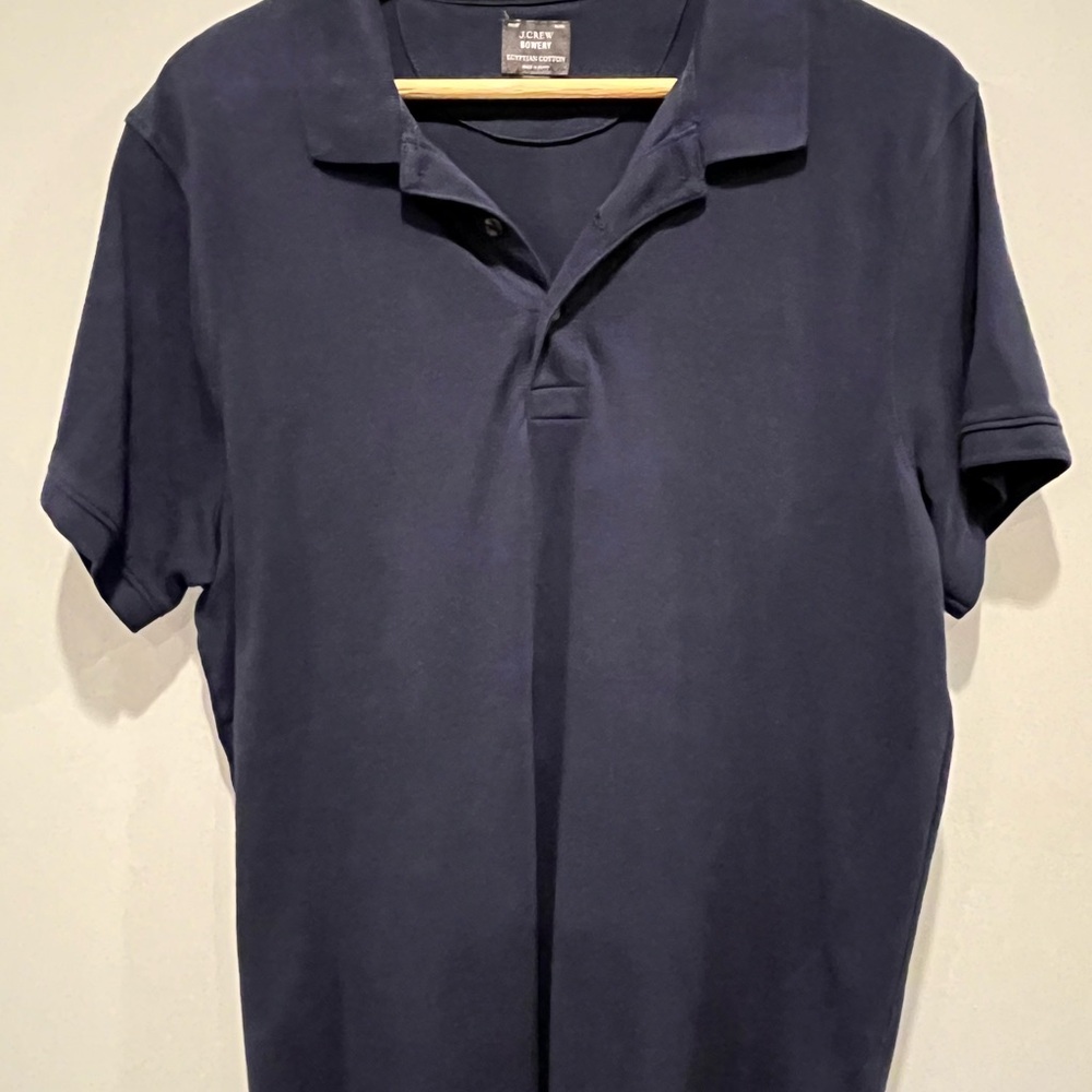 J Crew Navy Blue Men's Polo Shirt